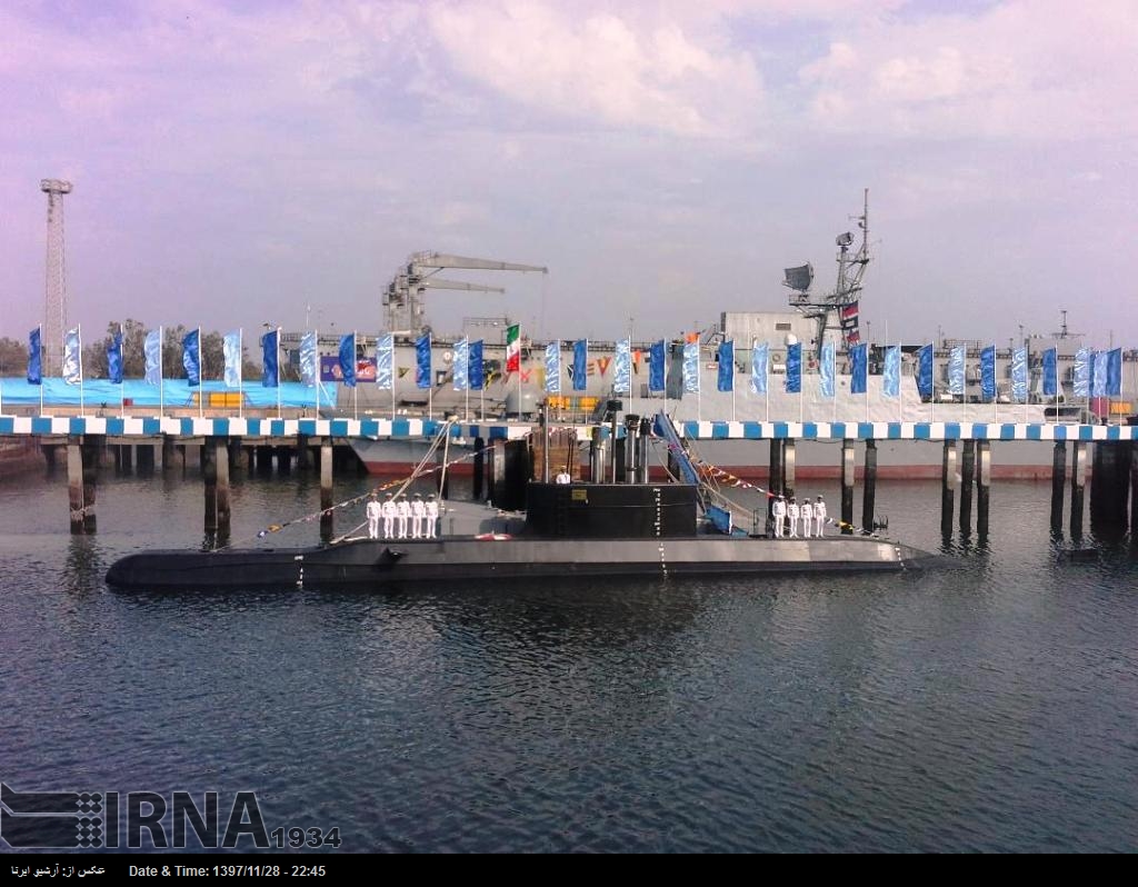El submarino Fateh se une a la flota naval iraní El submarino Fateh se une a la flota naval iraní
