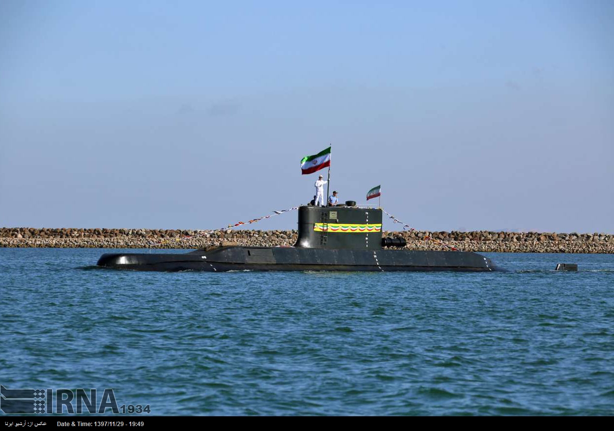 Iran präsentiert modernes Fateh-U-Boot Iran präsentiert modernes Fateh-U-Boot