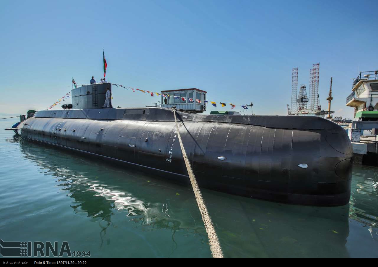 Iran’s most advanced domestically-built submarine joins fleet