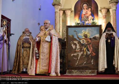 Saint Sarkis Day commemorated in Tehran