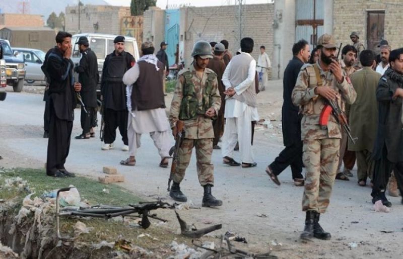 Four security personnel killed in SW Pakistan terrorist attack Four security personnel killed in SW Pakistan terrorist attack