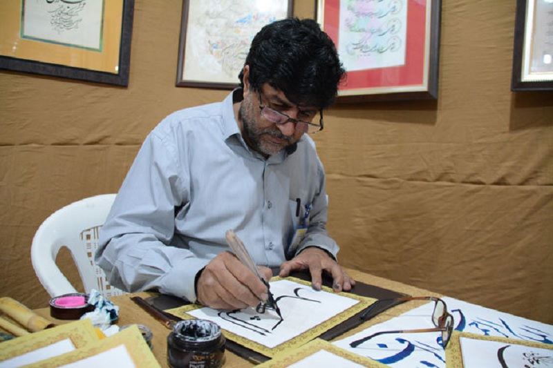 نمایشگاه هنرمند خوشنویس خراسان جنوبی در عراق برپا می شود