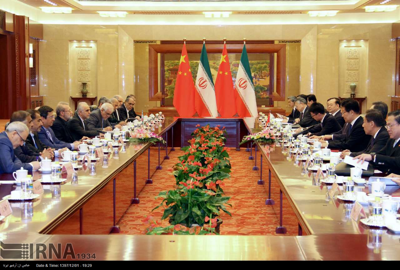 Präsident der Volksrepublik Chinas trifft Larijani Präsident der Volksrepublik Chinas trifft Larijani