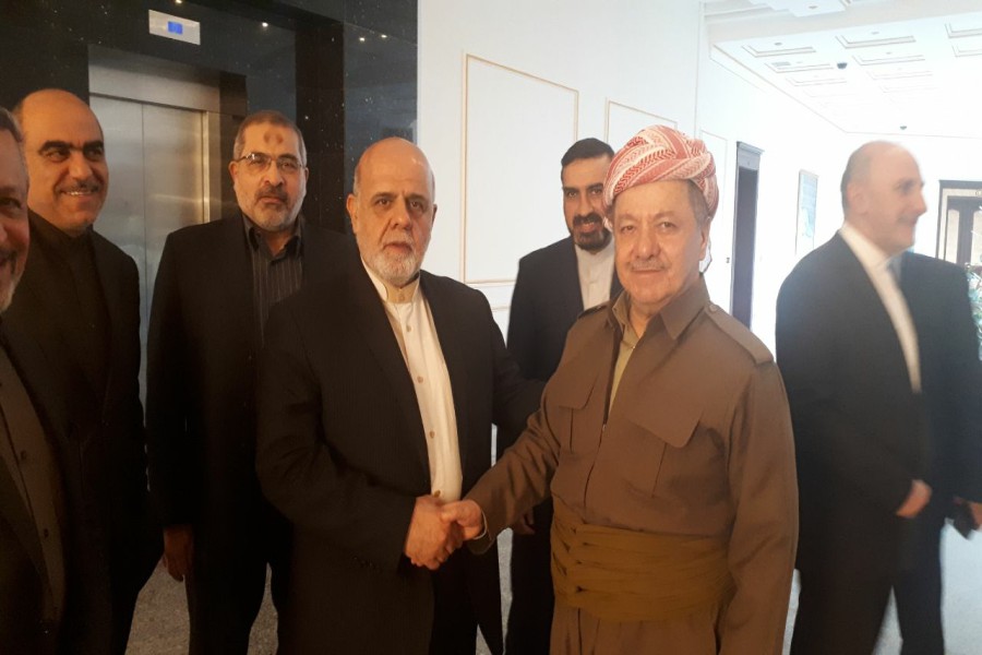 Iran’s ambassador, Barzani meet Iran’s ambassador, Barzani meet