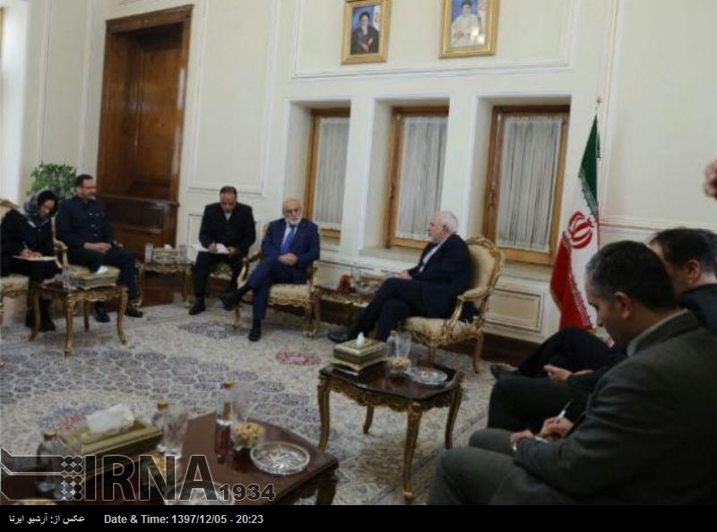 Venezuela Dışişleri Bakan yardımcısı Zarif ile görüştü Venezuela Dışişleri Bakan yardımcısı Zarif ile görüştü
