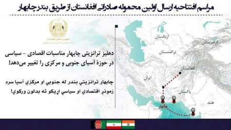 چابهار مناسبات آسیای جنوبی و مركزی را تغییر می دهد