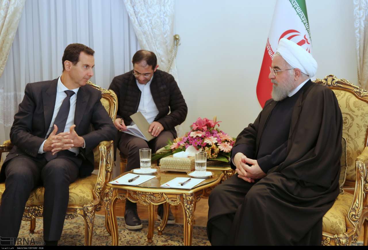 Rouhani trifft seinen syrischen Amtskollegen in Teheran Rouhani trifft seinen syrischen Amtskollegen in Teheran