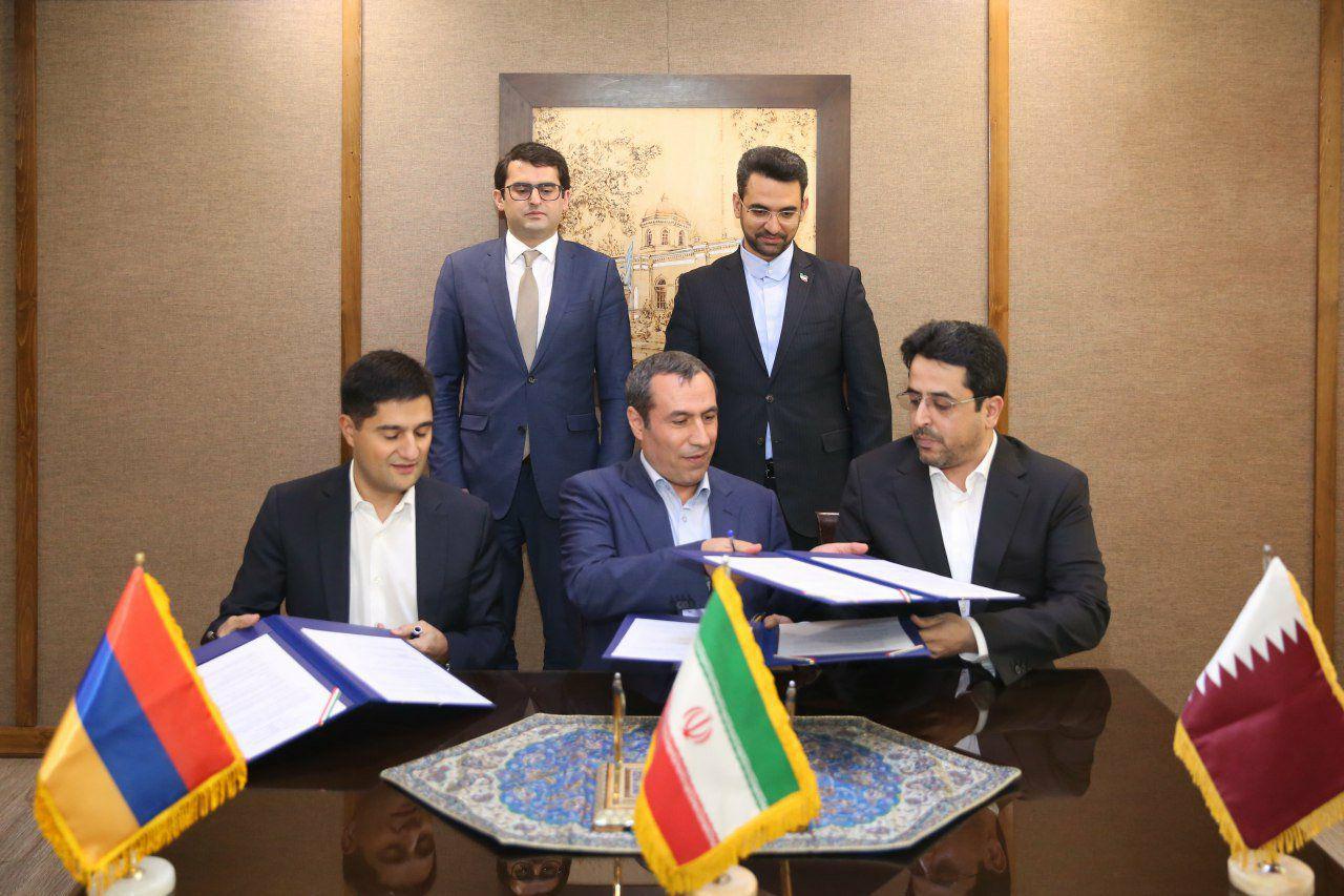 Iran-Armenia-Qatar agreement to transit South-North data Iran-Armenia-Qatar agreement to transit South-North data