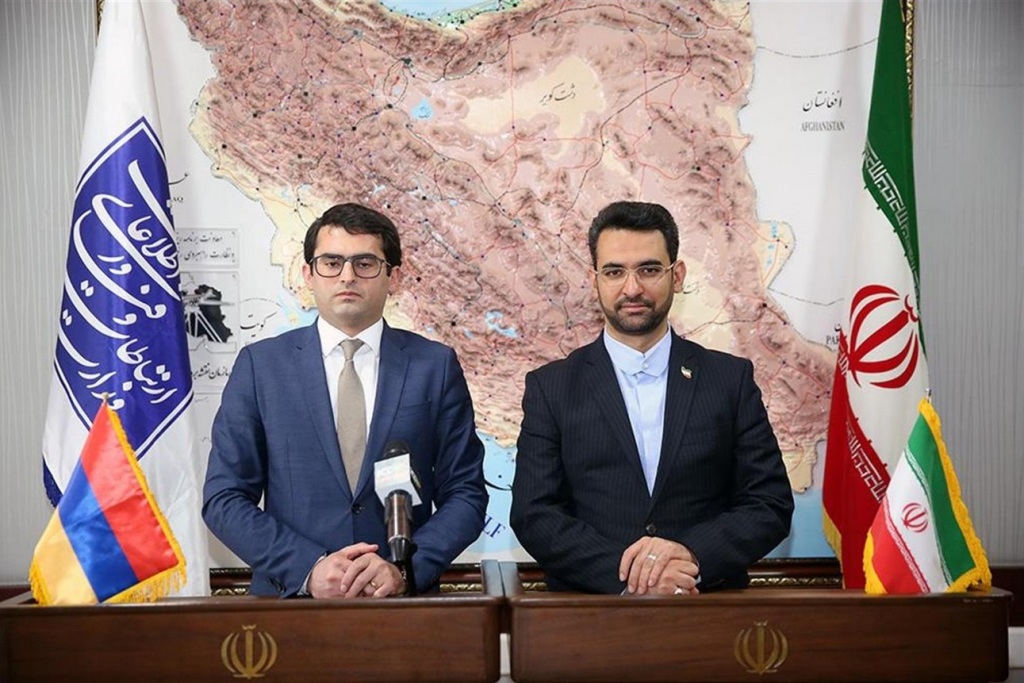 Iran, Armenia sign information transit agreement Iran, Armenia sign information transit agreement