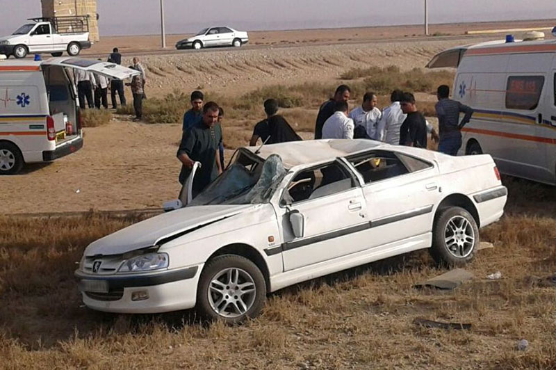 سرعت بالا موجب مرگ يك نفر در جاده مريوان - سنندج شد