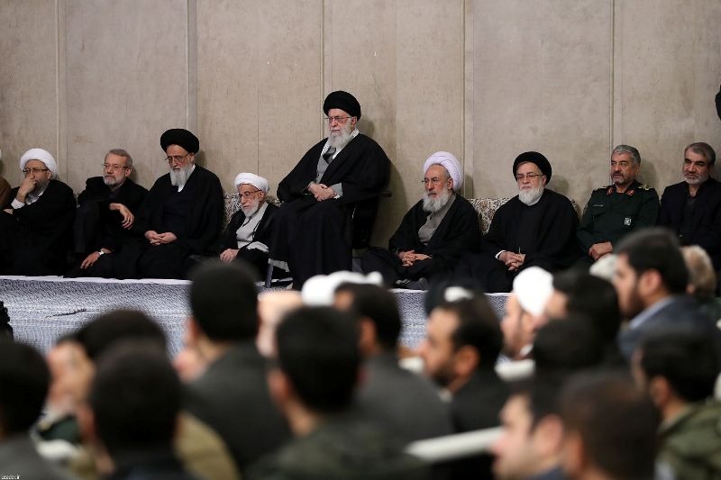 Iran Leader attends memorial ceremony for late senior cleric Iran Leader attends memorial ceremony for late senior cleric