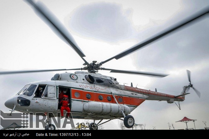 İran’ın güneybatısında yardım helikopteri düştü İran’ın güneybatısında yardım helikopteri düştü