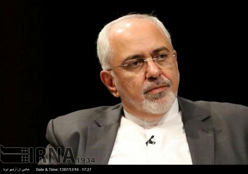 Zarif, uluslararası camiadan Amerikan ambargolarını mahkum etmesini istedi Zarif, uluslararası camiadan Amerikan ambargolarını mahkum etmesini istedi