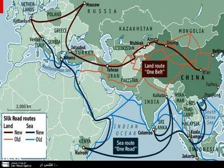 ایران بهترین مسیر انشعابی در راه ابریشم جدید آسیاست
