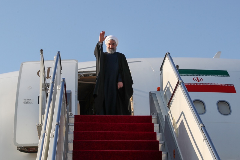 Rouhani auf dem Weg nach Bagdad Rouhani auf dem Weg nach Bagdad
