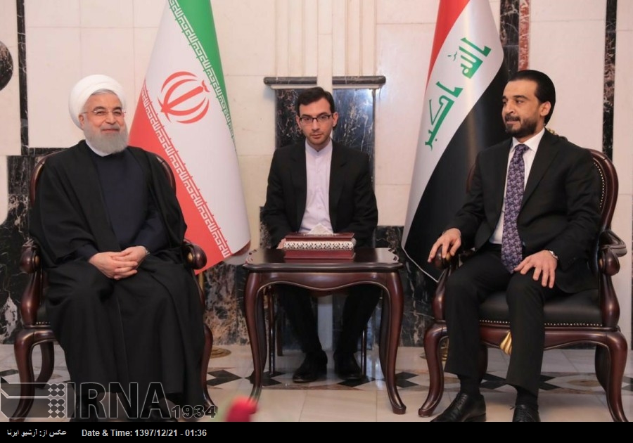 Ruhani ve EL Helbusi, İran-Irak ilişkilerinin güçlenmesine vurgu yaptı Ruhani ve EL Helbusi, İran-Irak ilişkilerinin güçlenmesine vurgu yaptı