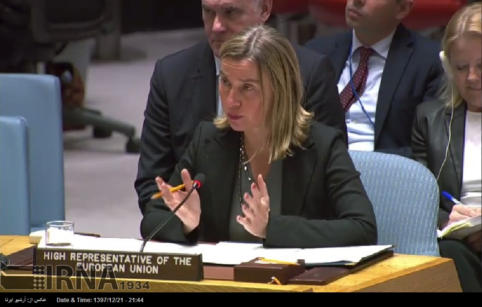 Mogherini: İran’ın ekonomik menfaatlerinin korunması için çalışıyoruz Mogherini: İran’ın ekonomik menfaatlerinin korunması için çalışıyoruz