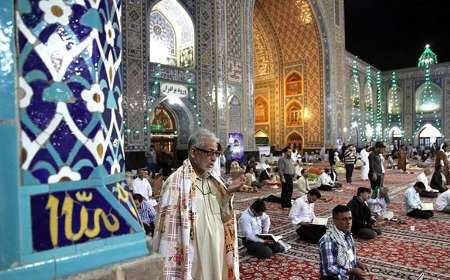 مراسم اعتكاف در جوار بارگاه منور رضوي آغاز شد مراسم اعتكاف در جوار بارگاه منور رضوي آغاز شد