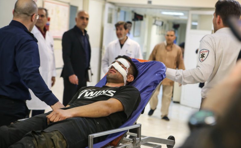 انفجار مواد آتش زا در كردستان 30 نفر را راهي بيمارستان كرد انفجار مواد آتش زا در كردستان 30 نفر را راهي بيمارستان كرد