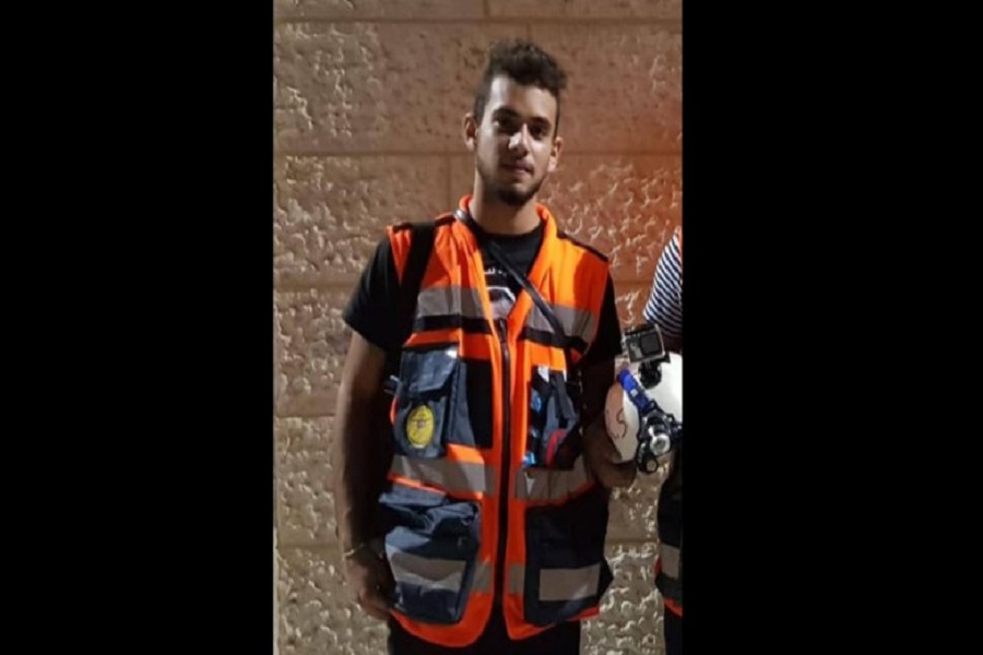 امدادگر فلسطینی به ضرب گلوله نظامیان رژیم صهیونیستی شهید شد امدادگر فلسطینی به ضرب گلوله نظامیان رژیم صهیونیستی شهید شد