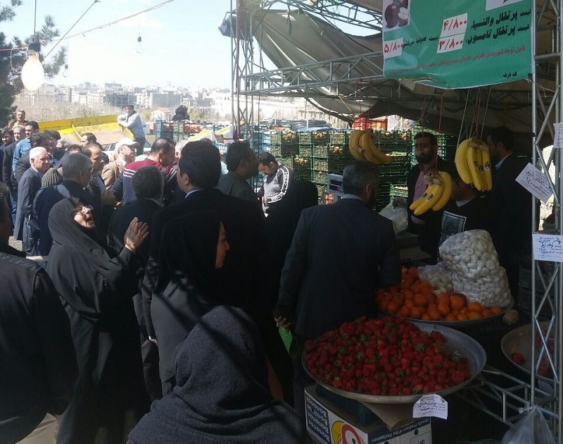 عرضه كالاهاي اساسي طرح تنظيم بازار در ايام نوروز در كرج ادامه دارد