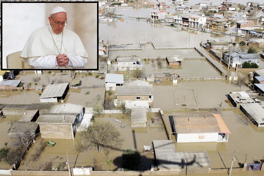 Papst Franziskus dr&#252;ckt den Angeh&#246;rigen der Opfer sein Beileid aus