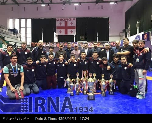 Iranische Ringer gewannen 10 Medaillen bei einem internationalen Turnier in Georgien Iranische Ringer gewannen 10 Medaillen bei einem internationalen Turnier in Georgien