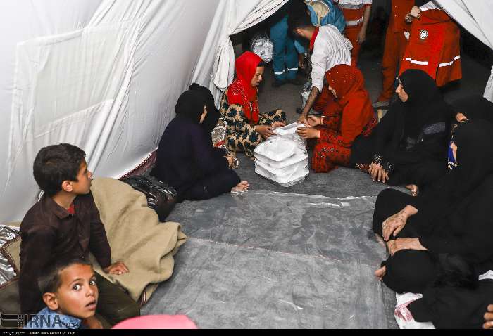 امدادرسانی به ۴۸ خانوار گرفتار در سیلاب گلستان