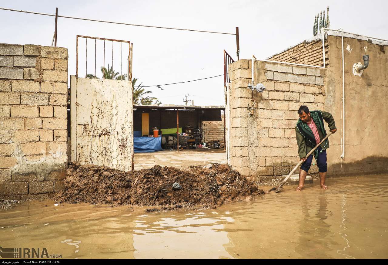 سیلاب، هشت روستای شهرستان حمیدیه را تهدید می كند