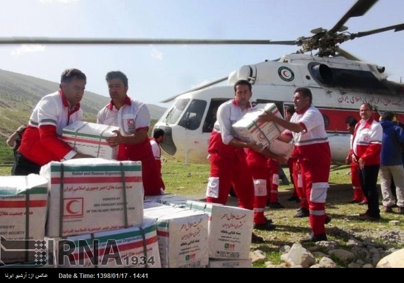La Media Luna Roja de Irán suministró 537 toneladas de ayuda a las zonas afectadas por las inundaciones La Media Luna Roja de Irán suministró 537 toneladas de ayuda a las zonas afectadas por las inundaciones