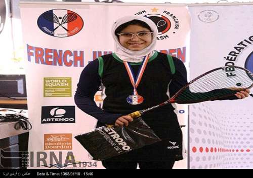 Jugadora iraní de Squash, entre las 8 mejores del mundo