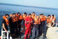 نجات16سرنشین كشتی خارجی سانحه دیده در خلیج فارس