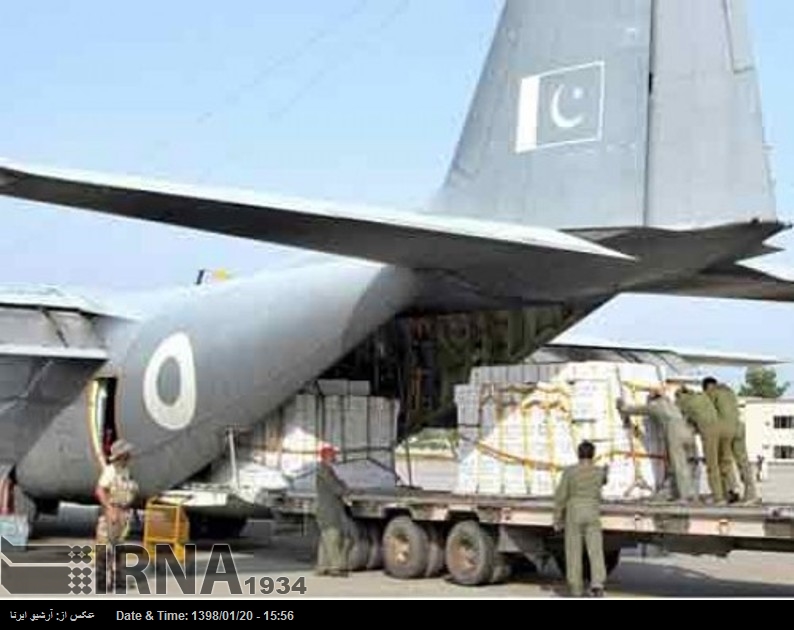 Paquistán enviará dos aviones C-130 con ayudas de emergencia para los afectados por las inundaciones en Irán Paquistán enviará dos aviones C-130 con ayudas de emergencia para los afectados por las inundaciones en Irán