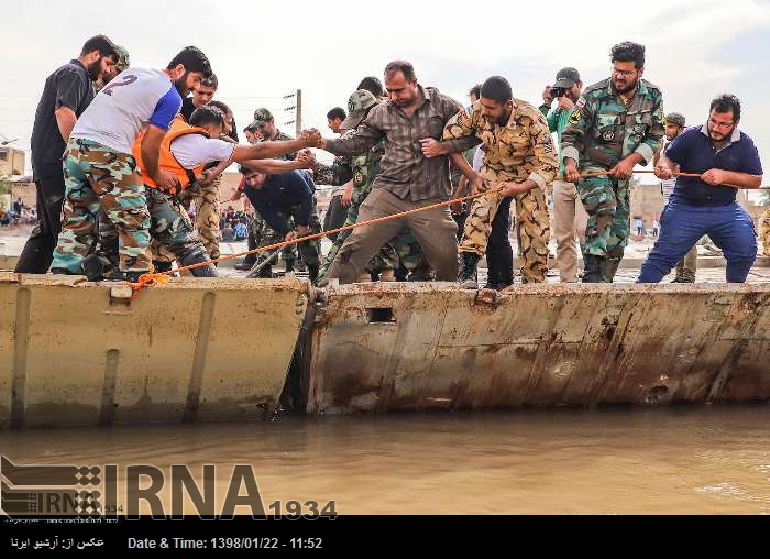 Iran/inondations : triomphe du coeur sur la nature en colère Iran/inondations : triomphe du coeur sur la nature en colère