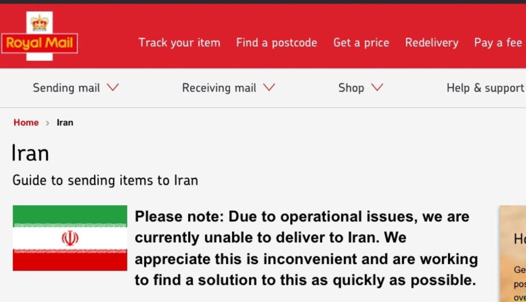 Iran pursuing UK's Royal Mail decision Iran pursuing UK's Royal Mail decision