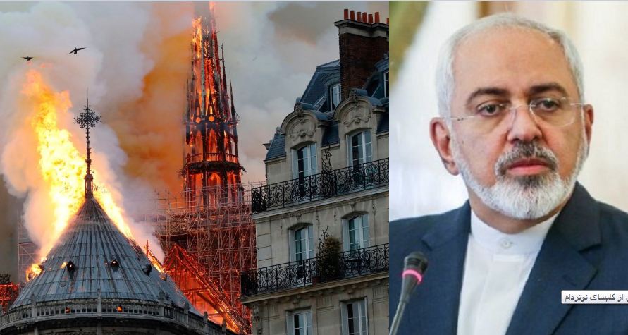 Incendie à Notre-Dame de Paris: Téhéran exprime ses regrets Incendie à Notre-Dame de Paris: Téhéran exprime ses regrets