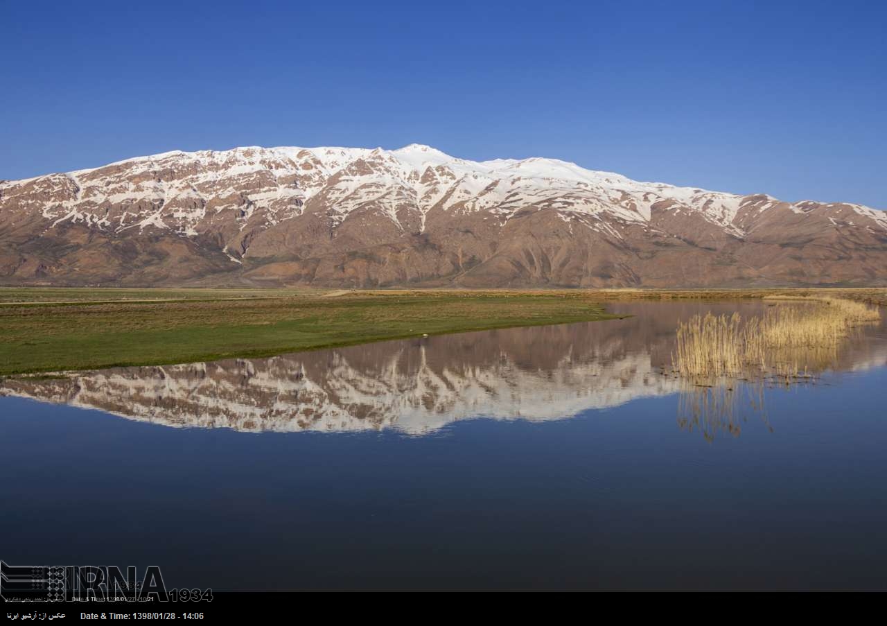 Torrential rains fully refills Iran’s Gandoman Pond