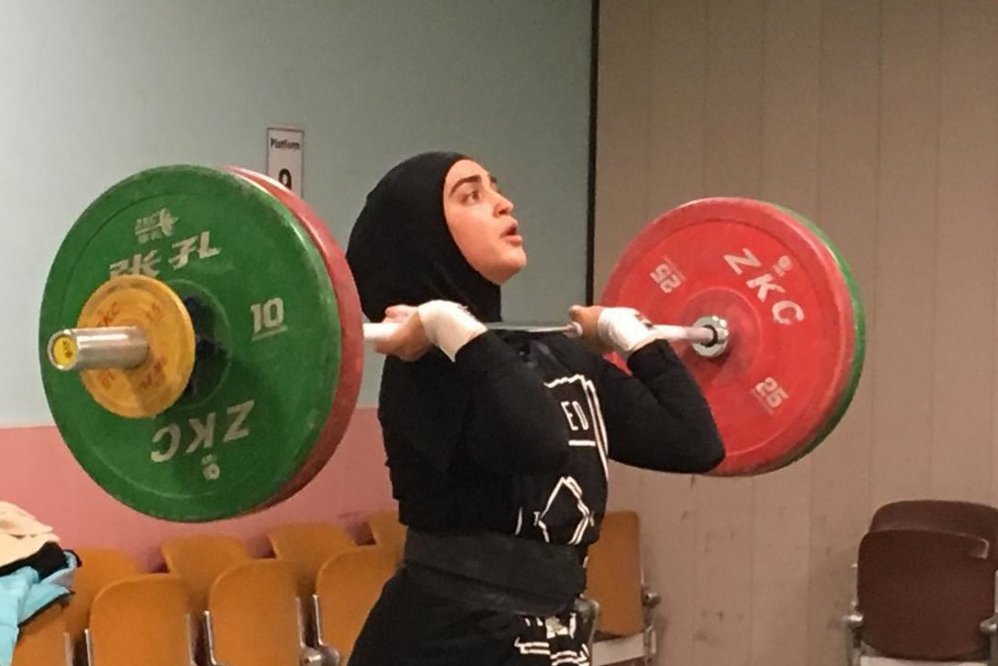 Iran's female weightlifters in China for fierce contest