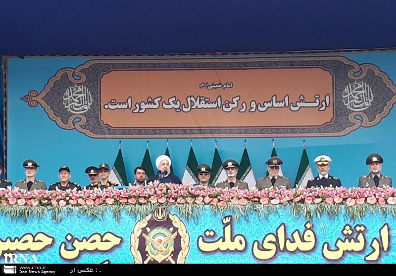 روحانی: نیروهای مسلح ما قدرت منطقه است روحانی: نیروهای مسلح ما قدرت منطقه است