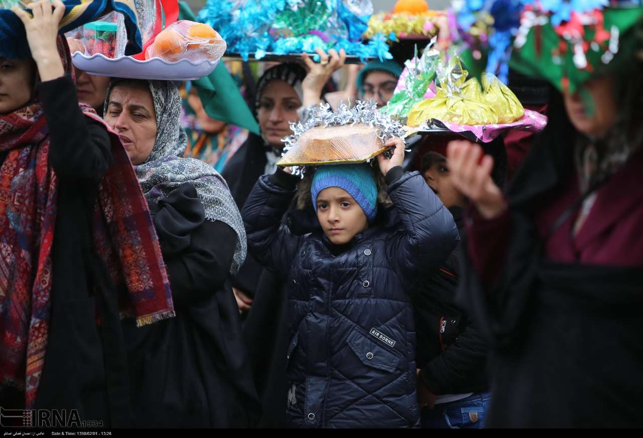 آئین مجمعه سری نیمه شعبان در روستای متانکلای قائم شهر‎