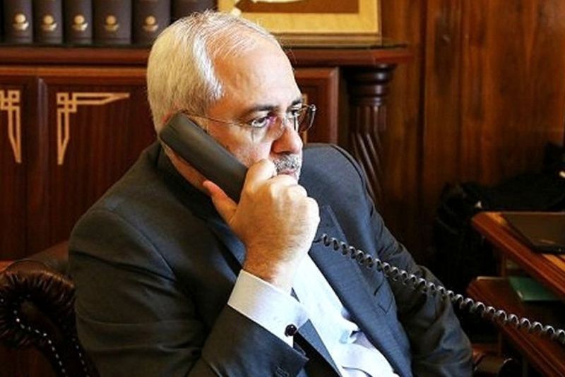 Zarif et son homologue pakistanais s'entretiennent au téléphonique Zarif et son homologue pakistanais s'entretiennent au téléphonique