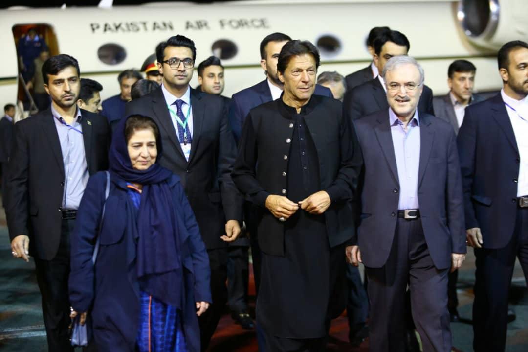 Imran Khan landet in Teheran Imran Khan landet in Teheran