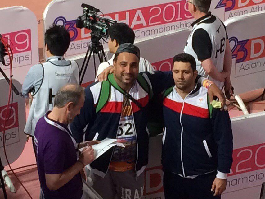 Le Championnat asiatique d’athlétisme à Doha: l'or et l'argent pour l'Iran au lancer du disque Le Championnat asiatique d’athlétisme à Doha: l'or et l'argent pour l'Iran au lancer du disque