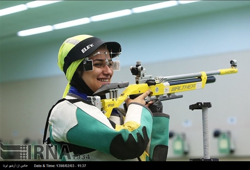 Tiradora iraní se clasifica por primera vez para los Juegos Olímpicos de Tokio 2020 Tiradora iraní se clasifica por primera vez para los Juegos Olímpicos de Tokio 2020
