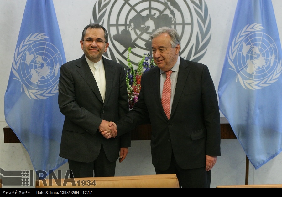 El nuevo embajador iraní ante la ONU presenta sus credenciales a Guterres El nuevo embajador iraní ante la ONU presenta sus credenciales a Guterres