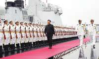 China debuts most powerful destroyer in celebrations