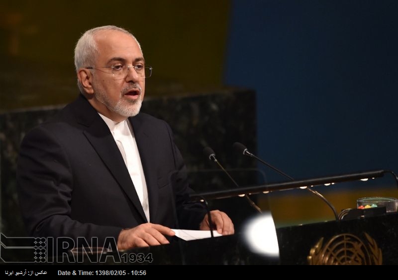 Zarif enumera la lista de acciones unilaterales y hostiles de EEUU Zarif enumera la lista de acciones unilaterales y hostiles de EEUU