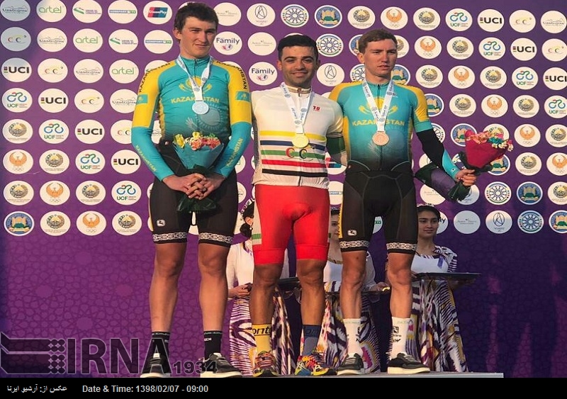 Ciclista iraní consigue el oro en los Campeonatos de Asia Ciclista iraní consigue el oro en los Campeonatos de Asia