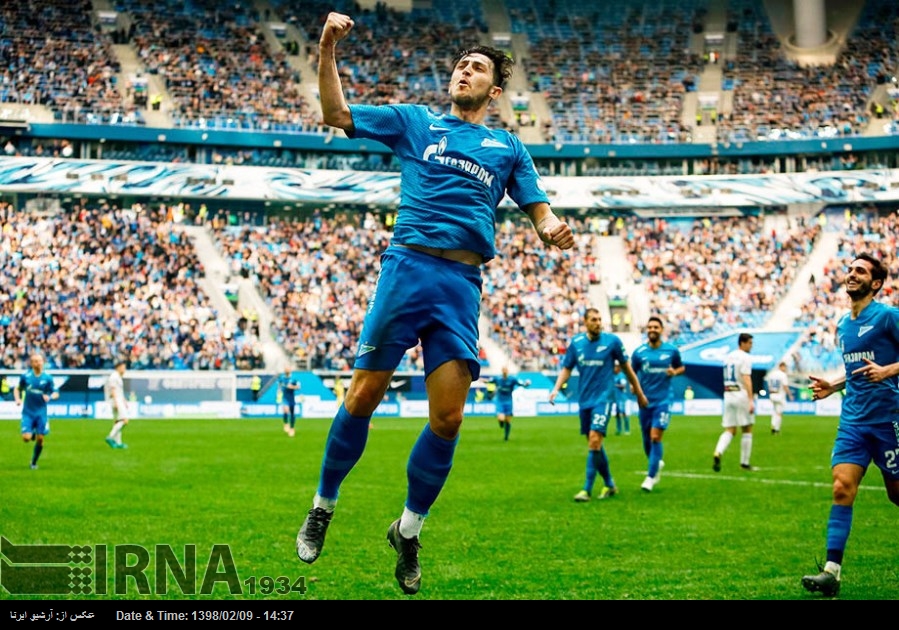 Futbolista iraní encabeza la tabla goleadora de la Liga de Rusia Futbolista iraní encabeza la tabla goleadora de la Liga de Rusia
