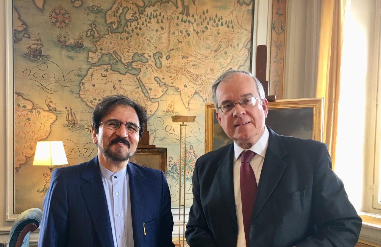 Iran's envoy, French foreign ministry official talk in Paris